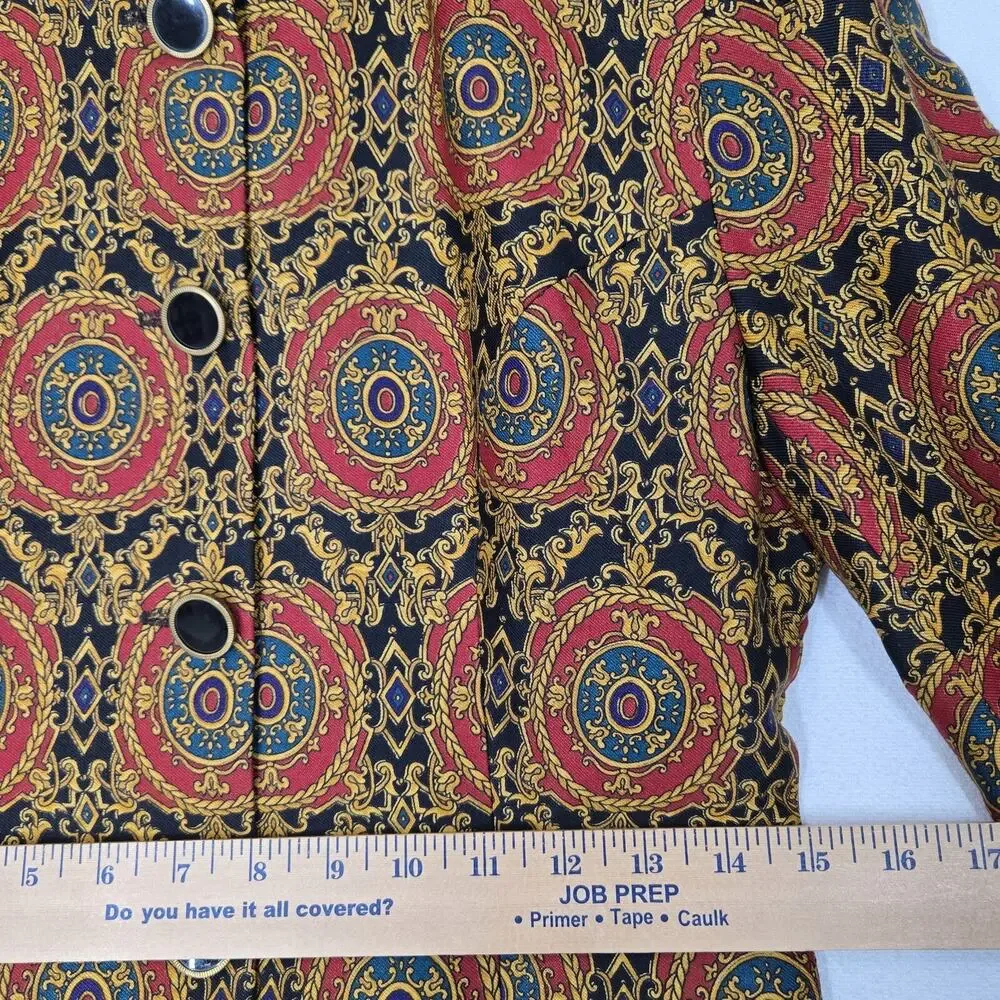 VTG Field Manor 2 pc Skirt Set Top/Jacket Maxi Skirt Vtg Sz 10* Multicolor READ